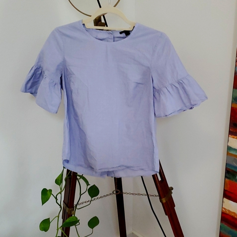 J. Crew Chambray Fashion Top